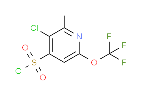3-Chloro-2-iodo-6-(trifluoromethoxy)pyridine-4-sulfonyl chloride