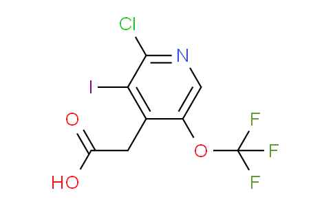 2-Chloro-3-iodo-5-(trifluoromethoxy)pyridine-4-acetic acid