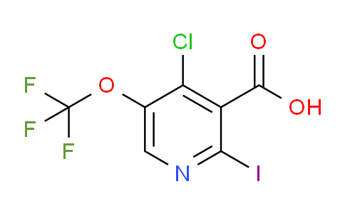 4-Chloro-2-iodo-5-(trifluoromethoxy)pyridine-3-carboxylic acid