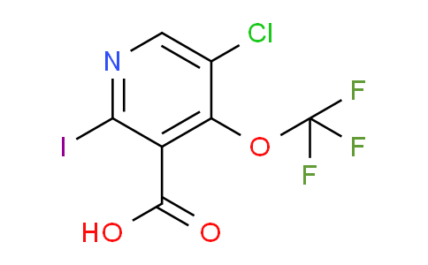 5-Chloro-2-iodo-4-(trifluoromethoxy)pyridine-3-carboxylic acid