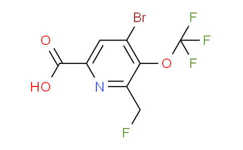 AM228472 | 1803684-50-5 | 4-Bromo-2-(fluoromethyl)-3-(trifluoromethoxy)pyridine-6-carboxylic acid