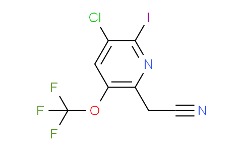 AM228475 | 1804548-17-1 | 3-Chloro-2-iodo-5-(trifluoromethoxy)pyridine-6-acetonitrile
