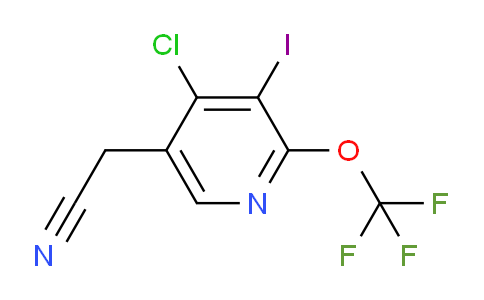 AM228477 | 1804804-92-9 | 4-Chloro-3-iodo-2-(trifluoromethoxy)pyridine-5-acetonitrile