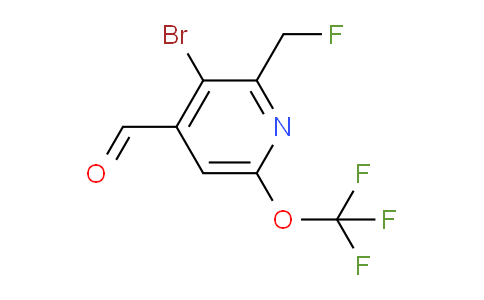 AM228485 | 1804636-74-5 | 3-Bromo-2-(fluoromethyl)-6-(trifluoromethoxy)pyridine-4-carboxaldehyde
