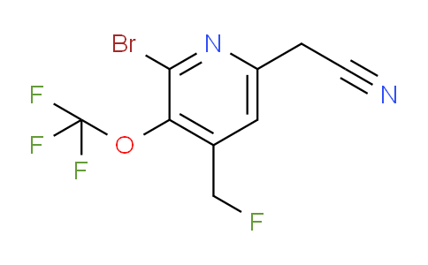 AM228494 | 1804601-63-5 | 2-Bromo-4-(fluoromethyl)-3-(trifluoromethoxy)pyridine-6-acetonitrile