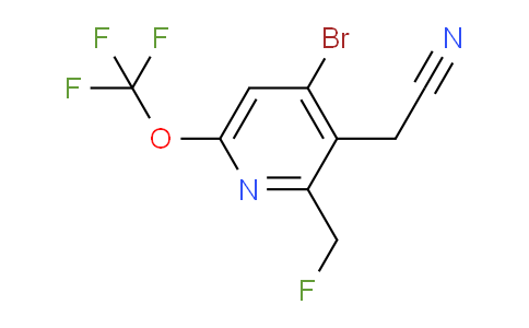 AM228495 | 1806085-90-4 | 4-Bromo-2-(fluoromethyl)-6-(trifluoromethoxy)pyridine-3-acetonitrile