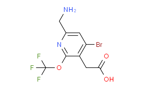 AM228566 | 1806130-10-8 | 6-(Aminomethyl)-4-bromo-2-(trifluoromethoxy)pyridine-3-acetic acid