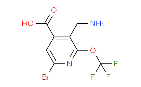 3-(Aminomethyl)-6-bromo-2-(trifluoromethoxy)pyridine-4-carboxylic acid