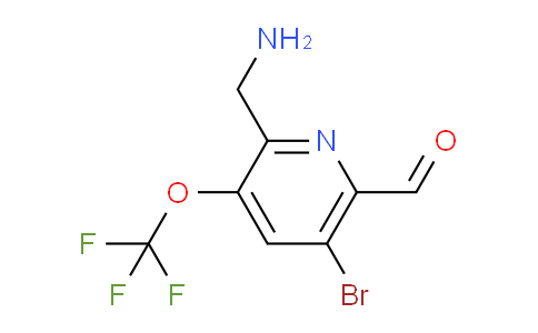 AM228576 | 1806129-75-8 | 2-(Aminomethyl)-5-bromo-3-(trifluoromethoxy)pyridine-6-carboxaldehyde
