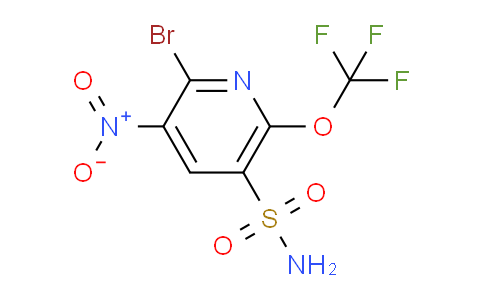 2-Bromo-3-nitro-6-(trifluoromethoxy)pyridine-5-sulfonamide