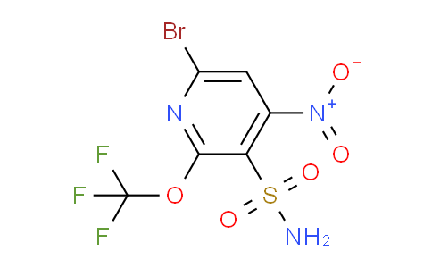 6-Bromo-4-nitro-2-(trifluoromethoxy)pyridine-3-sulfonamide