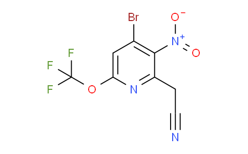 AM228632 | 1803915-71-0 | 4-Bromo-3-nitro-6-(trifluoromethoxy)pyridine-2-acetonitrile