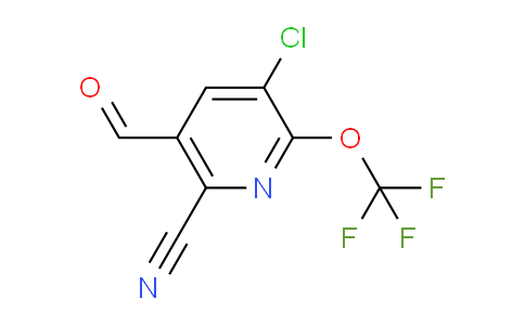 AM228642 | 1804635-41-3 | 3-Chloro-6-cyano-2-(trifluoromethoxy)pyridine-5-carboxaldehyde