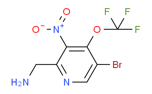 2-(Aminomethyl)-5-bromo-3-nitro-4-(trifluoromethoxy)pyridine