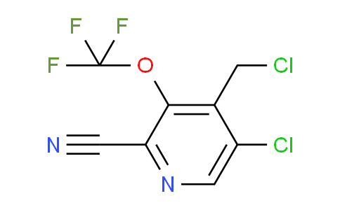 5-Chloro-4-(chloromethyl)-2-cyano-3-(trifluoromethoxy)pyridine