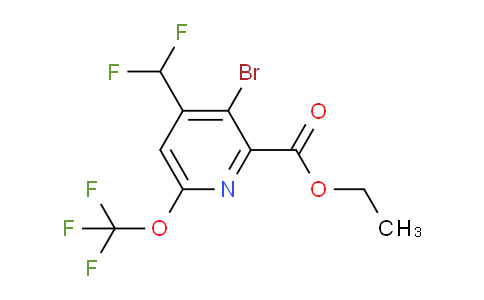 AM228686 | 1804728-99-1 | Ethyl 3-bromo-4-(difluoromethyl)-6-(trifluoromethoxy)pyridine-2-carboxylate