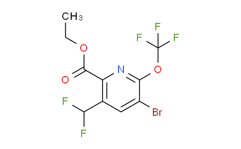 AM228687 | 1804447-77-5 | Ethyl 3-bromo-5-(difluoromethyl)-2-(trifluoromethoxy)pyridine-6-carboxylate