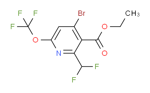 AM228688 | 1804549-24-3 | Ethyl 4-bromo-2-(difluoromethyl)-6-(trifluoromethoxy)pyridine-3-carboxylate