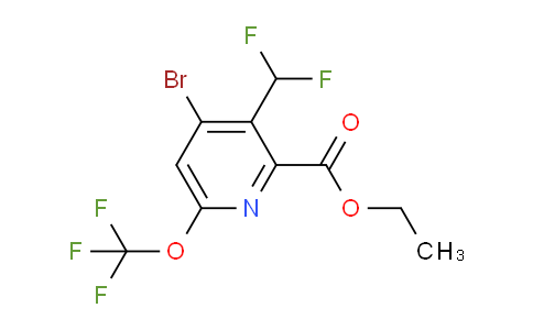 AM228689 | 1804751-39-0 | Ethyl 4-bromo-3-(difluoromethyl)-6-(trifluoromethoxy)pyridine-2-carboxylate
