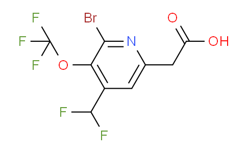 AM228691 | 1806240-48-1 | 2-Bromo-4-(difluoromethyl)-3-(trifluoromethoxy)pyridine-6-acetic acid