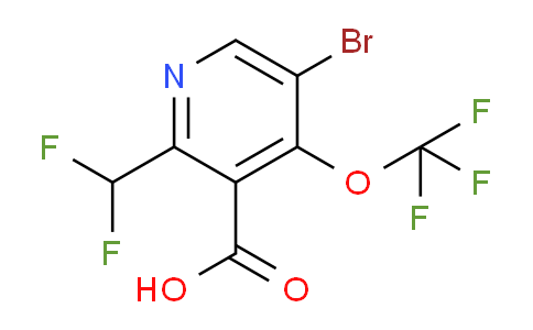 AM228699 | 1806239-97-3 | 5-Bromo-2-(difluoromethyl)-4-(trifluoromethoxy)pyridine-3-carboxylic acid