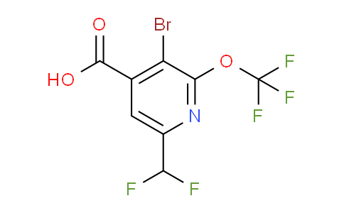 AM228700 | 1803913-99-6 | 3-Bromo-6-(difluoromethyl)-2-(trifluoromethoxy)pyridine-4-carboxylic acid