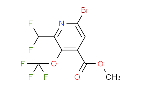 AM228702 | 1804447-44-6 | Methyl 6-bromo-2-(difluoromethyl)-3-(trifluoromethoxy)pyridine-4-carboxylate