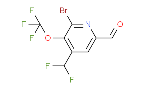 AM228704 | 1804547-67-8 | 2-Bromo-4-(difluoromethyl)-3-(trifluoromethoxy)pyridine-6-carboxaldehyde