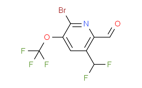 AM228706 | 1803640-69-8 | 2-Bromo-5-(difluoromethyl)-3-(trifluoromethoxy)pyridine-6-carboxaldehyde