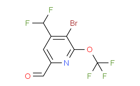 AM228707 | 1803681-20-0 | 3-Bromo-4-(difluoromethyl)-2-(trifluoromethoxy)pyridine-6-carboxaldehyde