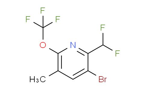 AM228711 | 1806222-10-5 | 3-Bromo-2-(difluoromethyl)-5-methyl-6-(trifluoromethoxy)pyridine
