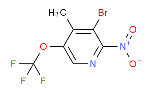 AM228722 | 1806142-59-5 | 3-Bromo-4-methyl-2-nitro-5-(trifluoromethoxy)pyridine