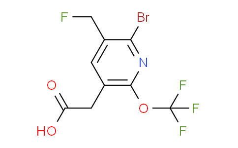 AM228729 | 1804638-03-6 | 2-Bromo-3-(fluoromethyl)-6-(trifluoromethoxy)pyridine-5-acetic acid
