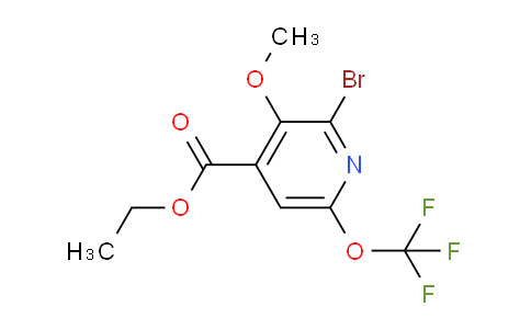 Ethyl 2-bromo-3-methoxy-6-(trifluoromethoxy)pyridine-4-carboxylate