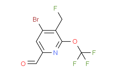 AM228744 | 1804572-99-3 | 4-Bromo-3-(fluoromethyl)-2-(trifluoromethoxy)pyridine-6-carboxaldehyde