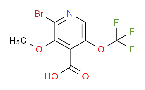 2-Bromo-3-methoxy-5-(trifluoromethoxy)pyridine-4-carboxylic acid