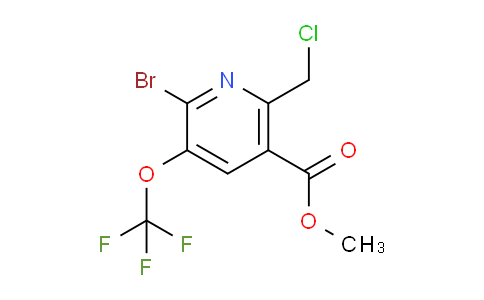 AM228766 | 1806216-58-9 | Methyl 2-bromo-6-(chloromethyl)-3-(trifluoromethoxy)pyridine-5-carboxylate