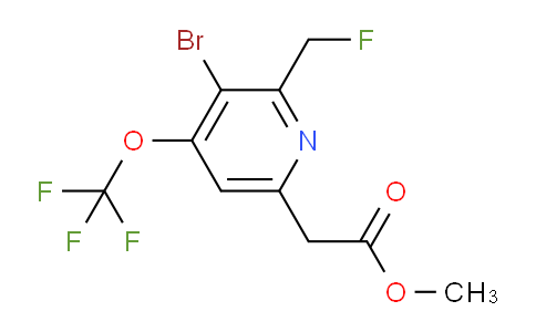 AM22877 | 1806080-64-7 | Methyl 3-bromo-2-(fluoromethyl)-4-(trifluoromethoxy)pyridine-6-acetate