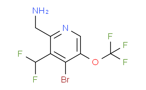 2-(Aminomethyl)-4-bromo-3-(difluoromethyl)-5-(trifluoromethoxy)pyridine
