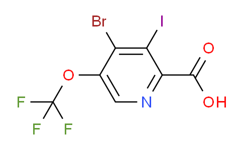 AM228835 | 1803969-68-7 | 4-Bromo-3-iodo-5-(trifluoromethoxy)pyridine-2-carboxylic acid