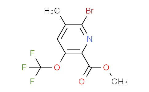 AM228867 | 1804615-35-7 | Methyl 2-bromo-3-methyl-5-(trifluoromethoxy)pyridine-6-carboxylate