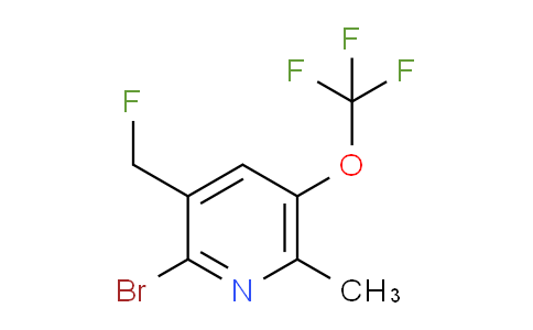 2-Bromo-3-(fluoromethyl)-6-methyl-5-(trifluoromethoxy)pyridine