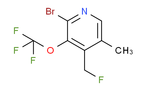 2-Bromo-4-(fluoromethyl)-5-methyl-3-(trifluoromethoxy)pyridine