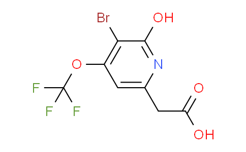 AM228891 | 1804564-37-1 | 3-Bromo-2-hydroxy-4-(trifluoromethoxy)pyridine-6-acetic acid