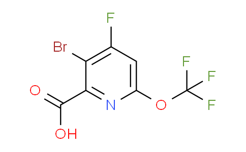 AM228906 | 1804383-58-1 | 3-Bromo-4-fluoro-6-(trifluoromethoxy)pyridine-2-carboxylic acid