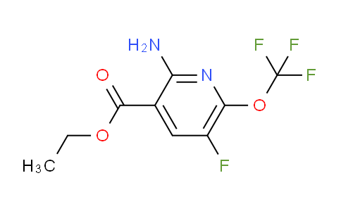 Ethyl 2-amino-5-fluoro-6-(trifluoromethoxy)pyridine-3-carboxylate