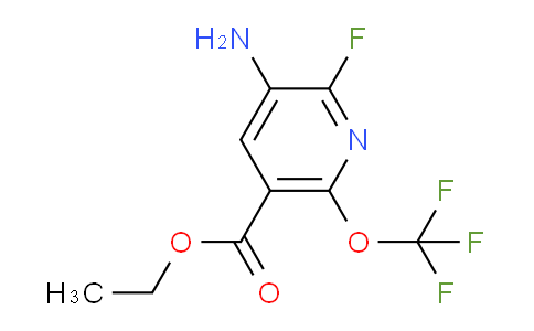 Ethyl 3-amino-2-fluoro-6-(trifluoromethoxy)pyridine-5-carboxylate