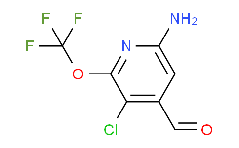 6-Amino-3-chloro-2-(trifluoromethoxy)pyridine-4-carboxaldehyde