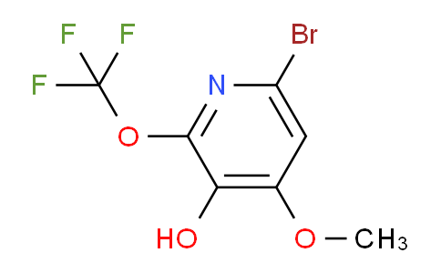 6-Bromo-3-hydroxy-4-methoxy-2-(trifluoromethoxy)pyridine