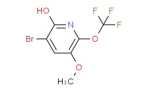 3-Bromo-2-hydroxy-5-methoxy-6-(trifluoromethoxy)pyridine
